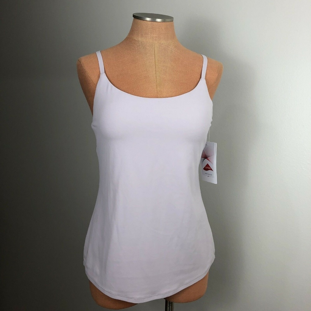 ATHLETA Essential Support Tank LARGE Grey NWT